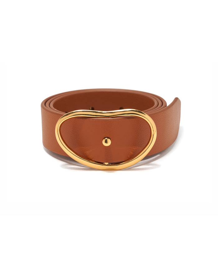 Wide Georgia Belt in Tan
