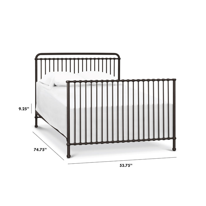 B15399UR,Namesake,Winston Full Size Bed Conversion Kit in Vintage Iron Finish