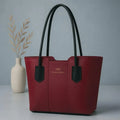 Women's Brown Leather Tote Bag - Durable & Stylish Daily Use